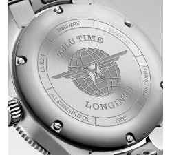 Longines Spirit Zulu Time 39 mm Antracite GMT Ref. L3.802.4.63.6