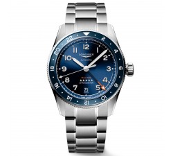 Longines Spirit Zulu Time 39 mm quadrante blu
