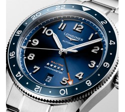 Longines Spirit Zulu Time Ref. L3.802.4.93.6 quadrante blu
