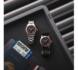 Longines Spirit Zulu Time 1925 39mm GMT Lunetta Oro Rosa 18K 5N Ref. L3.803.5.53.6