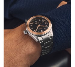 Longines Spirit Zulu Time 1925 39mm GMT Lunetta Oro Rosa 18K 5N Ref. L3.803.5.53.6