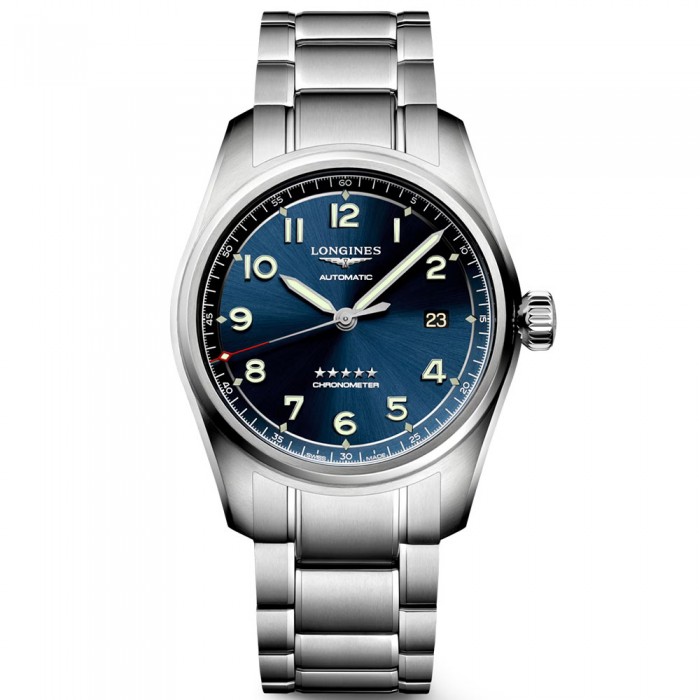 Longines Spirit 40 mm Acciaio Blu Ref. L3.810.4.93.6