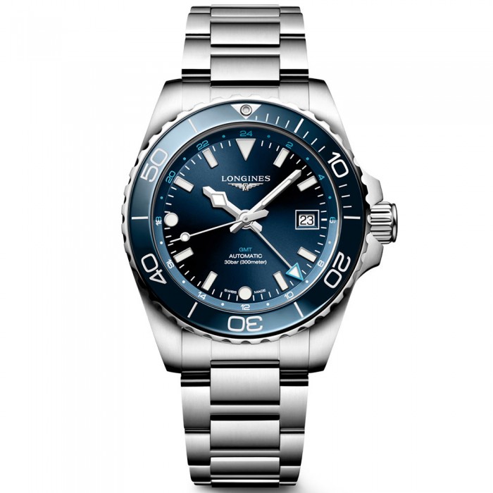 Longines HydroConquest GMT 41mm Blu Ref. L3.790.4.96.6