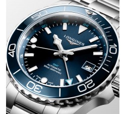 Longines HydroConquest GMT 41 mm quadrante blu