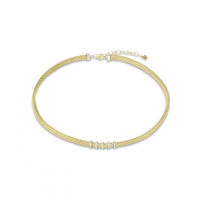 Collana Rio con diamanti in oro 18Kt M6119GB3 Piero Milano