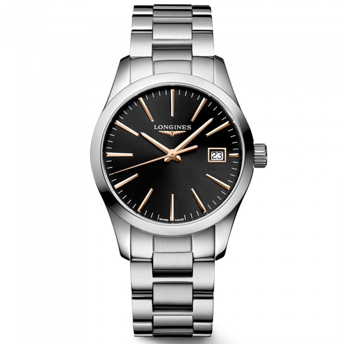 Longines Conquest Classic 34 mm Nero Ref. L2.386.4.52.6