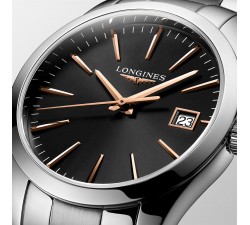 Longines Conquest Classic 34 mm quadrante nero