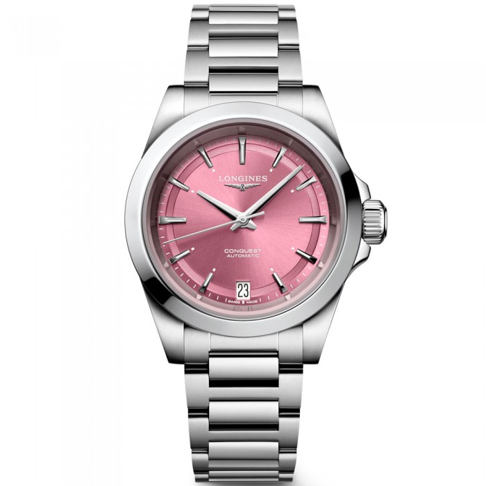 Longines Conquest 34mm Rosa Ref. L3.430.4.99.6