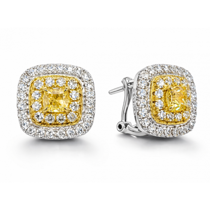 Orecchini Fancy con diamanti in oro 18Kt R5370RB3 Piero Milano Gioielli