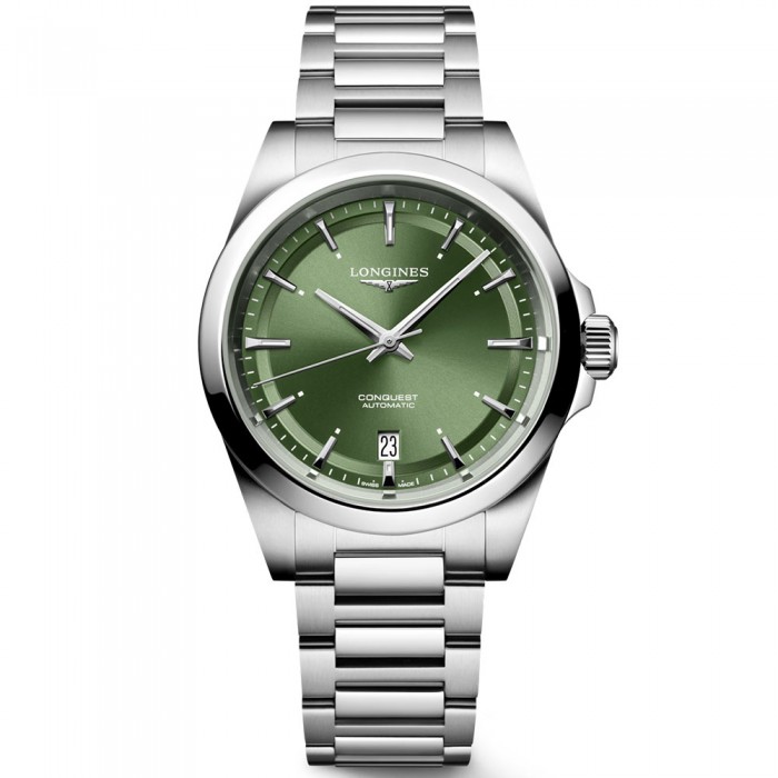 Longines Conquest 38 mm Verde Ref. L3.720.4.02.6