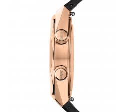 Mido Multifort 8 Two Crowns PVD Oro Rosa Quadrante Nero Ref. M047.507.37.051.00