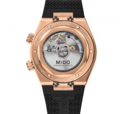 Mido Multifort 8 Two Crowns PVD Oro Rosa Quadrante Nero Ref. M047.507.37.051.00