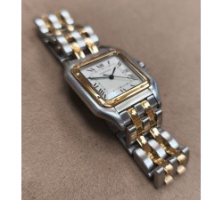 Cartier Panthère Large Acciaio Oro Quarzo Ref. 187957  – Orologio Usato