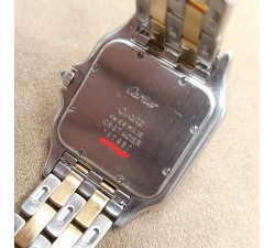 Cartier Panthère Large Acciaio Oro Quarzo Ref. 187957  – Orologio Usato