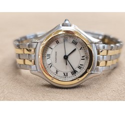 Cartier Cougar Acciaio Oro Quarzo Ref. 187906  – Orologio Usato