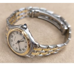 Cartier Cougar Acciaio Oro Quarzo Ref. 187906  – Orologio Usato