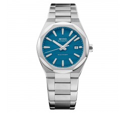 Mido Multifort 8 One Crown M0555071104100 quadrante turchese