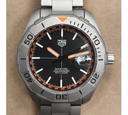 TAG Heuer Aquaracer Date x Bamford WAY208F.BF0638 quadrante nero