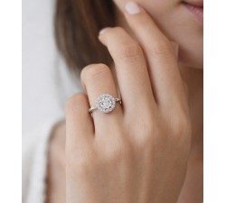 anello diamante oro bianco Desenzano del Garda