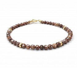 bracciale diamanti brown 32 carati oro 18kt lunghezza 19 cm Dienneci Gioielli