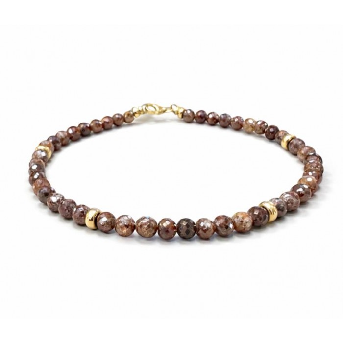 Bracciale diamanti brown con inserti in oro 18Kt - DIENNECI GIOIELLI