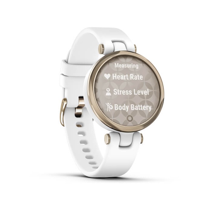 Garmin Lunetta Cream Gold, cassa White e cinturino in silicone 010-02384-10 Garmin Lunetta Cream Gold, cassa White e cinturino in silicone 010-02384-10