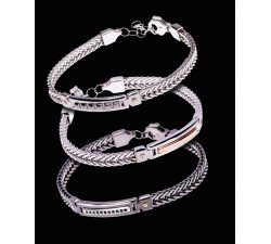 Bracciale in argento 925 con zirconi BR1610N