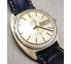 Omega Constellation Day-Date Ref. 168.029 18kt gold OM Linen Dial Automatic Chronometer Cal. 751