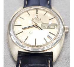 Omega Constellation Day-Date Ref. 168.029 18kt gold OM Linen Dial Automatic Chronometer Cal. 751