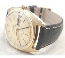 Omega Constellation Day-Date Ref. 168.029 18kt gold OM Linen Dial Automatic Chronometer Cal. 751