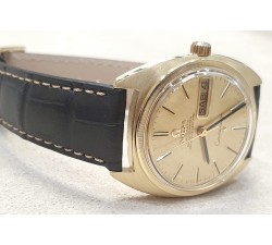 Omega Constellation Day-Date Ref. 168.029 18kt gold OM Linen Dial Automatic Chronometer Cal. 751
