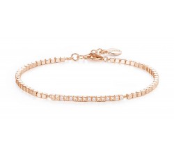 Bracciale Rosato Cubica in argento 925 RZB033