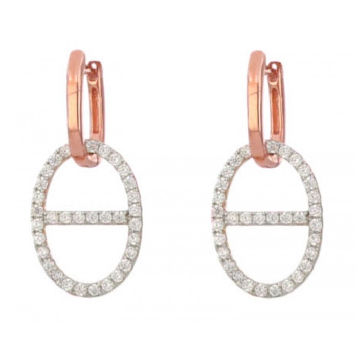 Orecchini Cuori Milano traversino golden hour in argento 925 Ref. 24916547 Orecchini Cuori Milano traversino golden hour in argento 925 Ref. 24916547