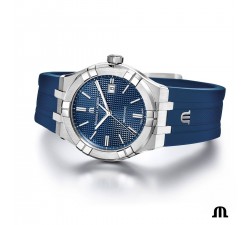 Maurice Lacroix AIKON Automatic Blu 42mm AI6008-SS00F-430-C Doppio cinturino gomma