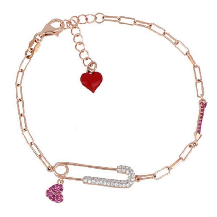 Bracciale Cuori Milano con zirconi in argento 925 Ref. 24888905 Bracciale Cuori Milano con zirconi in argento 925 Ref. 24888905