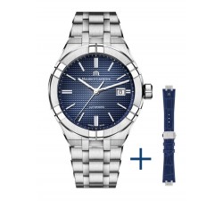 Maurice Lacroix AIKON Automatic Blu 42mm AI6008-SS002-430-2 Doppio cinturino