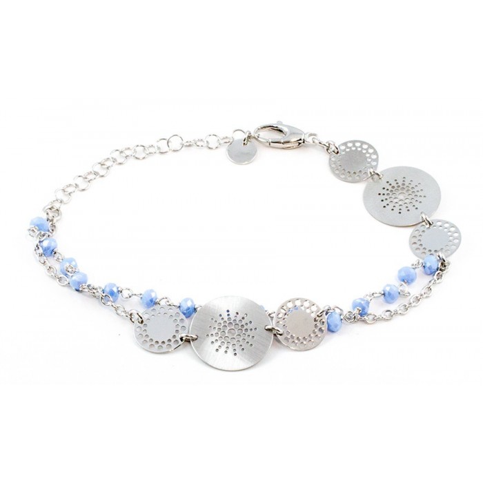 Bracciale zirconi lavanda in argento 925 Bracciale zirconi lavanda in argento 925
