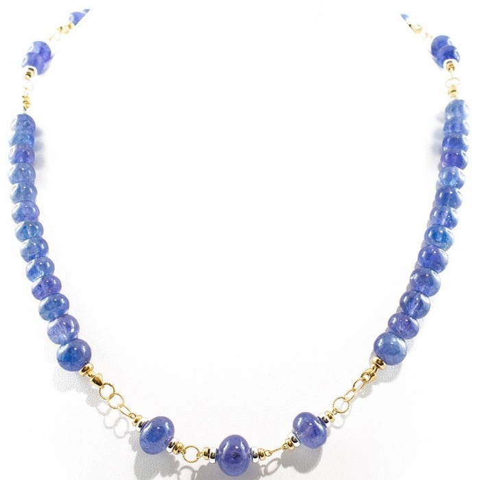 Collana Tanzanite in oro 18Kt