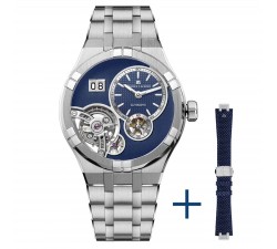 Maurice Lacroix Aikon Master Grand Date 45 mm quadrante blu con datario