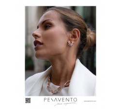 Collana Pesavento maglia bicolore in argento 925 Forever Chic WPLVE1810