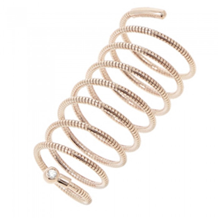 Anello Pesavento spirale in argento 925 DNA WDNAA188