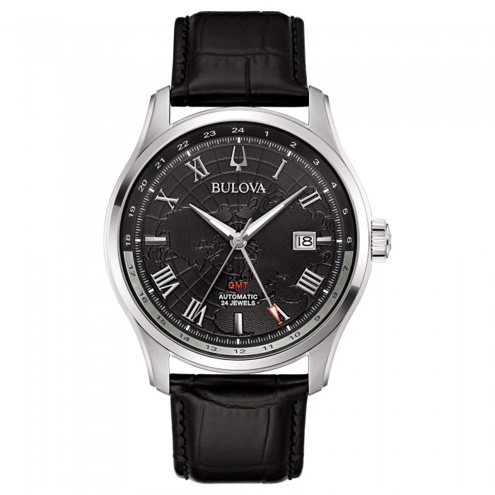 Bulova Wilton GMT 96B387 Orologio Classico da Uomo