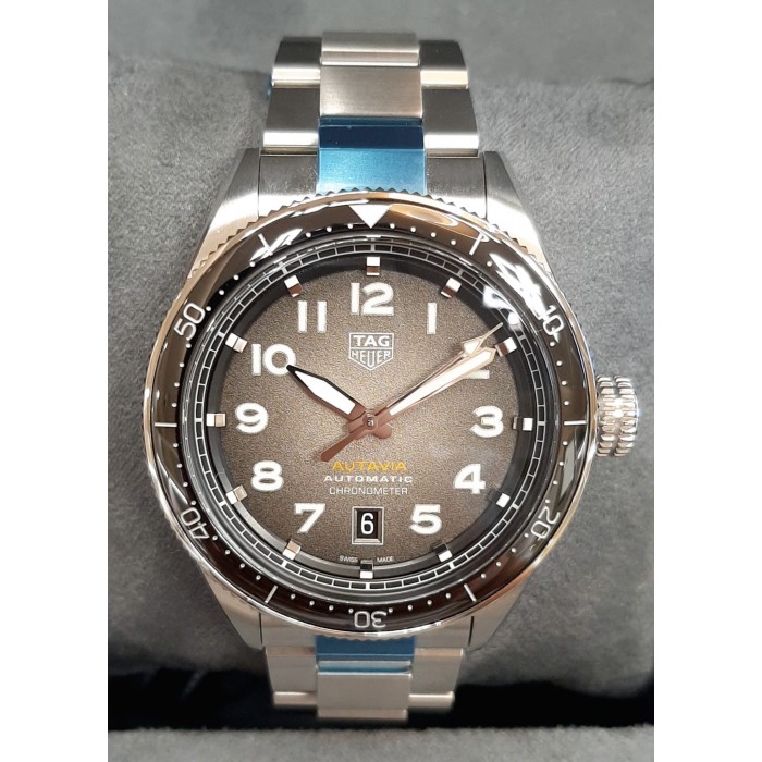 TAG Heuer Autavia Chronometer 42mm Black New WBE5114.EB0173
