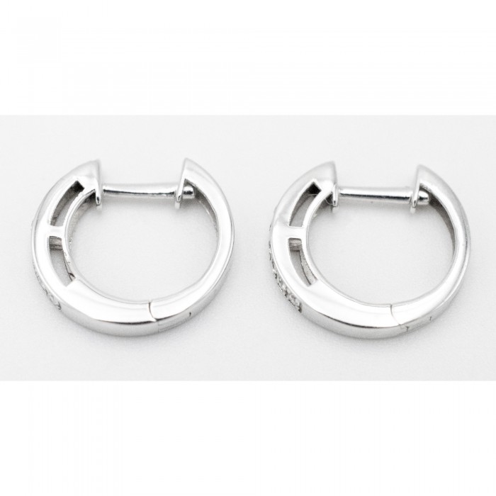 Orecchini Con Diamanti In Argento Diamante - Foto 8