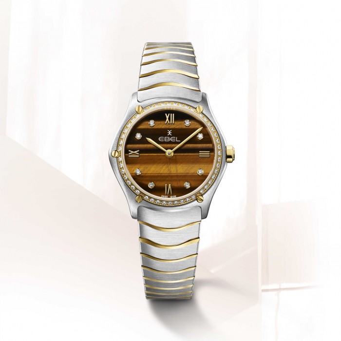 Ebel Sport Classic Acciaio e Oro 18kt 1216560 Limited Edition Orologio Diamond da donna