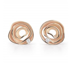 Orecchini Dune con diamanti in oro arancio apricot 18Kt GOR2443J Annamaria Cammilli