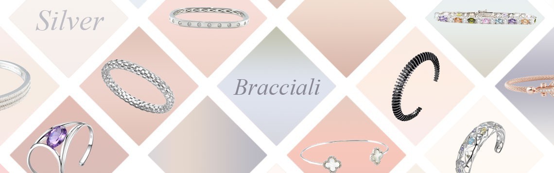 Bracciali argento donna